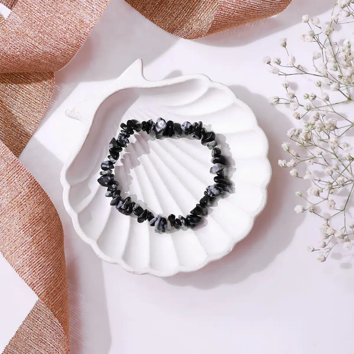 snowflake-obsidian-chips-bracelet-2 snowflake-obsidian-chips-bracelet