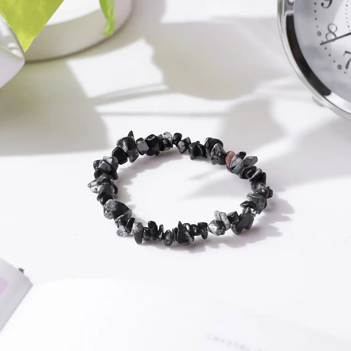 snowflake-obsidian-chips-bracelet-4 snowflake-obsidian-chips-bracelet