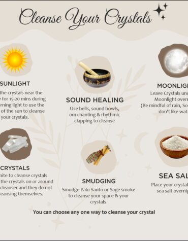 cleanse your crystals