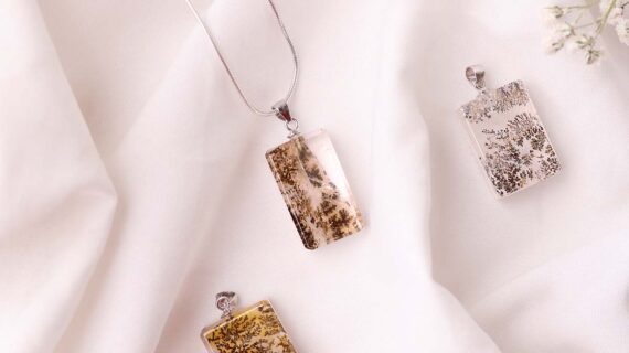 Dendrite in Quartz Pendant