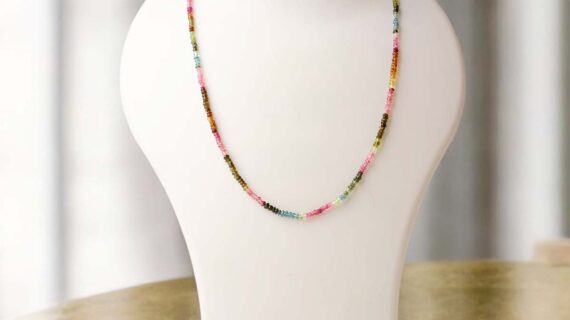 Multi Sapphire Bati Shape Mala