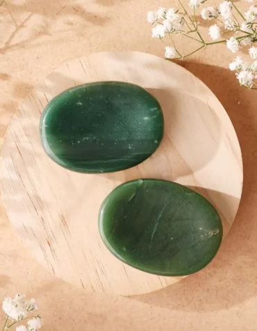 green jade worry stone