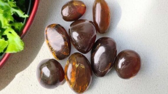 Amber Tumble Stone