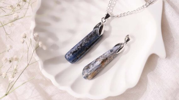 Blue Kyanite Stick Pendant