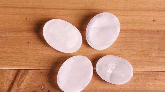 Clear Quartz Worry Stone