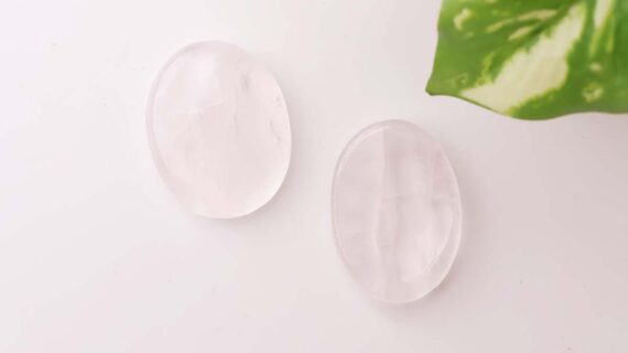Clear Quartz Worry Stone
