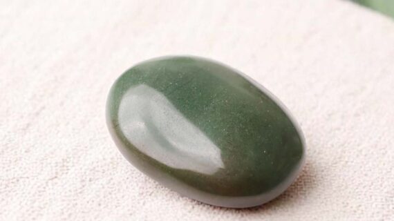Green Jade Worry Stone