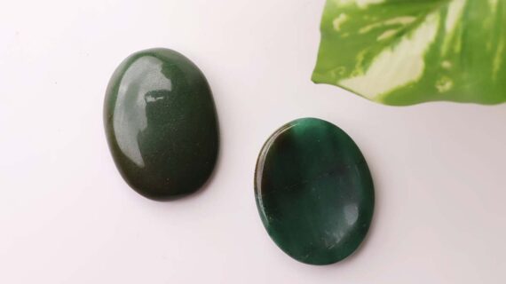 Green Jade Worry Stone
