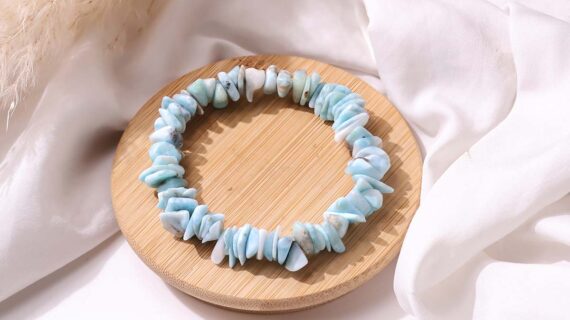 Larimar Chips Bracelet
