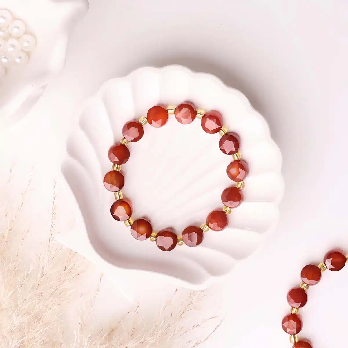 red-carnelian-coin-faceted-bracelet (2)