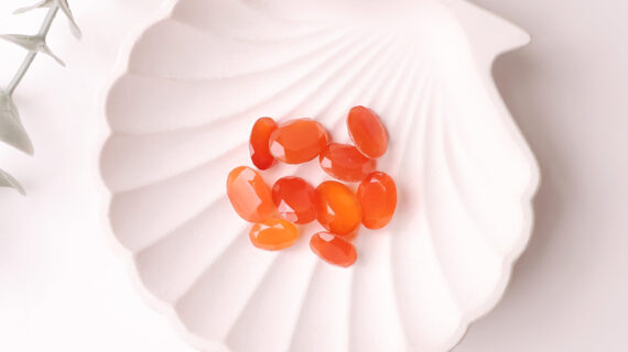 Red Carnelian Faceted Cabochon