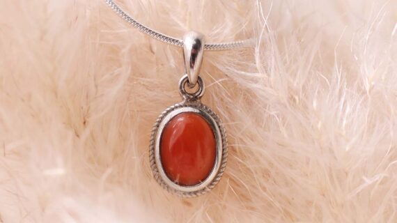 Red Coral Pendant