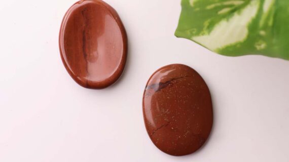 Red Jasper Worry Stone