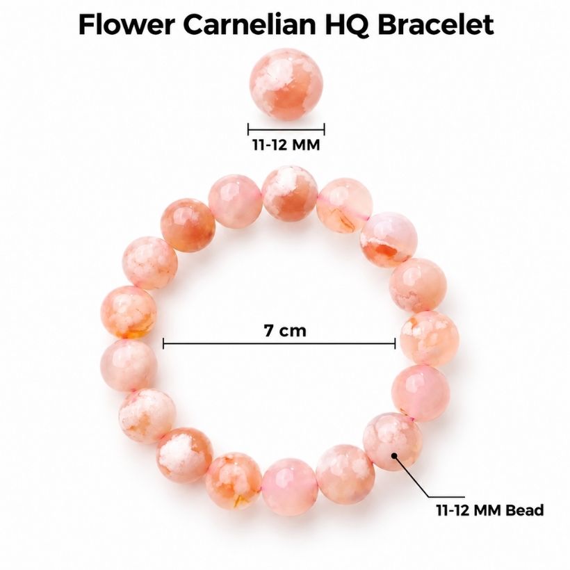 Flower Carnelian Bracelet HQ flower carnelian bracelet hq