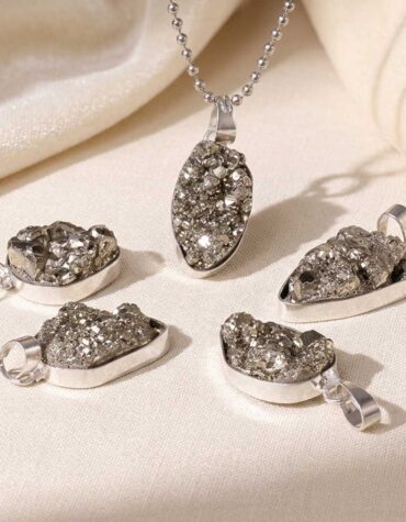 pyrite cluster pendant