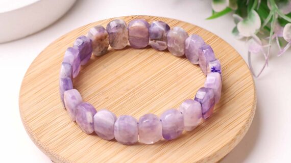 Amethyst Oval Faceted Bracelet