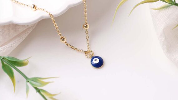 Evil Eye Mini Round Pendant