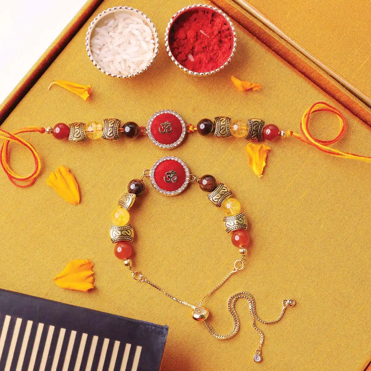 motivation-rakhi-with-red-om (3)