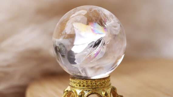 Rainbow Clear Quartz Mini Ball