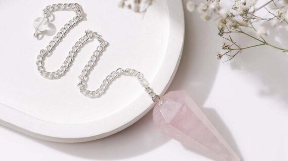Rose Quartz Point Pendulum