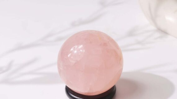 Star Rose Quartz Sphere