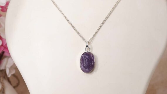Amethyst Ganesha Pendant