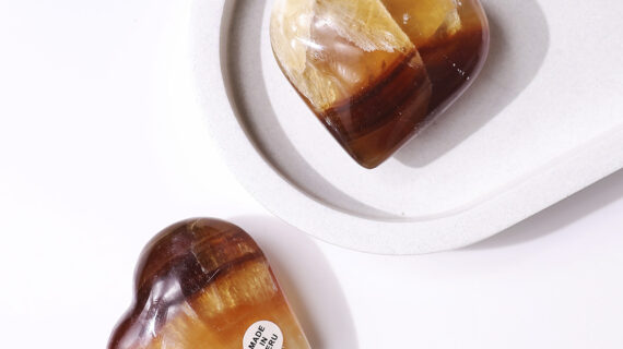 Candy Aragonite Heart