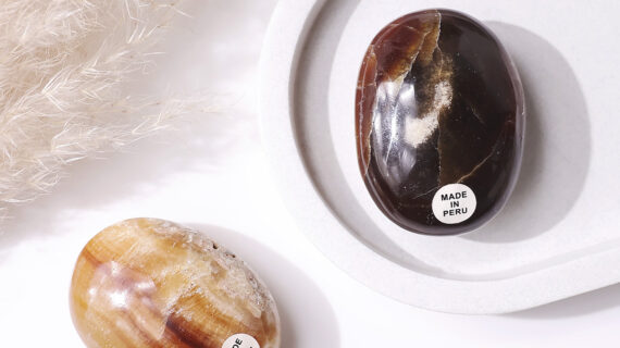Candy Aragonite Palm Stone