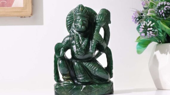 Green Jade Hanuman Big Idol