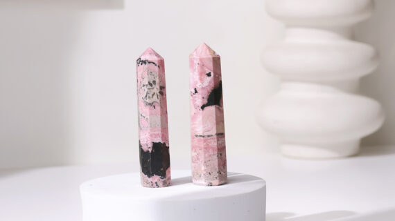 Pink Rhodonite Pencil Point