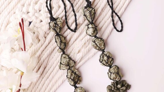 Pyrite Cluster Hanging