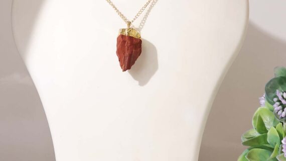 Red Jasper Raw Pendant