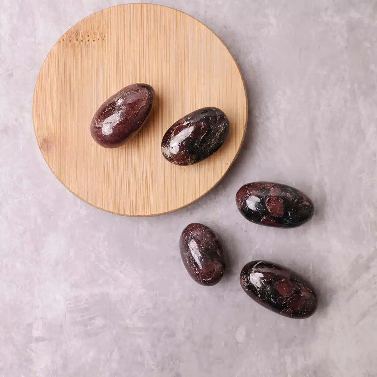 astrophylite-with-garnet-tumble-stone (1)