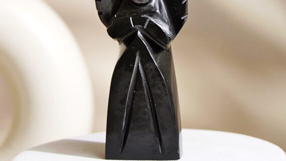 Black Tourmaline Wings Angel