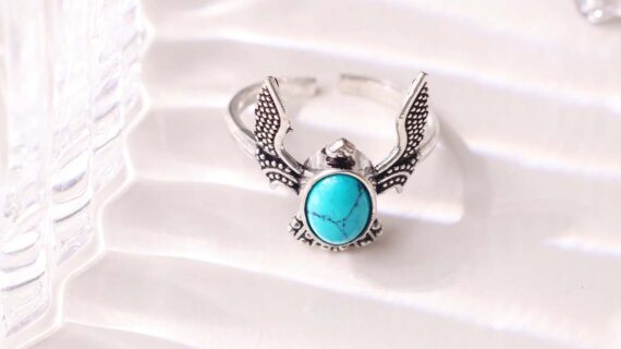 Firoza Eagle Ring