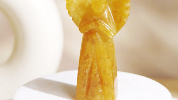 Golden Quartz Wings Angel