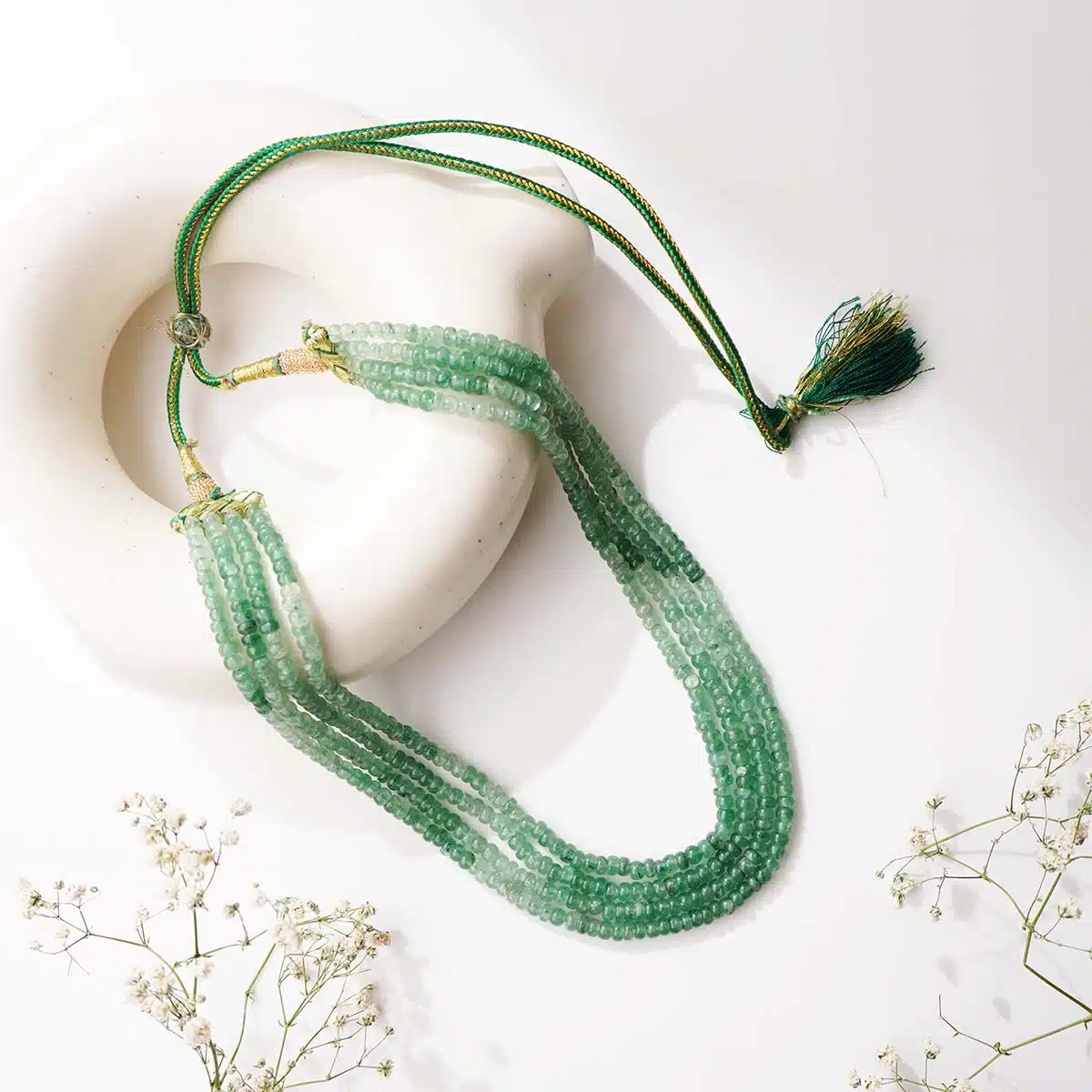 green-strawberry-quartz-small-bati-beads-necklace (4)