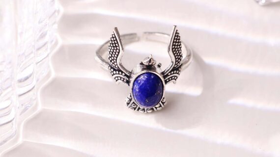 Lapis Eagle Ring