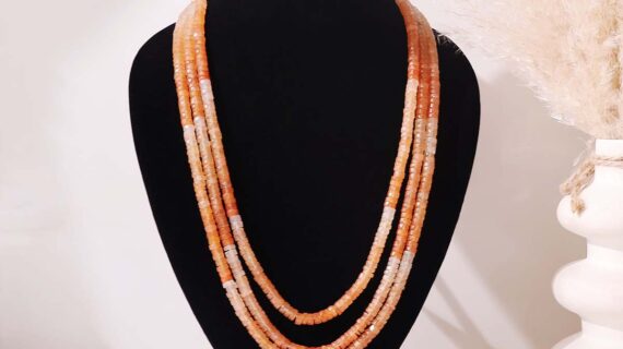 Red Aventurine 3 Layer Necklace