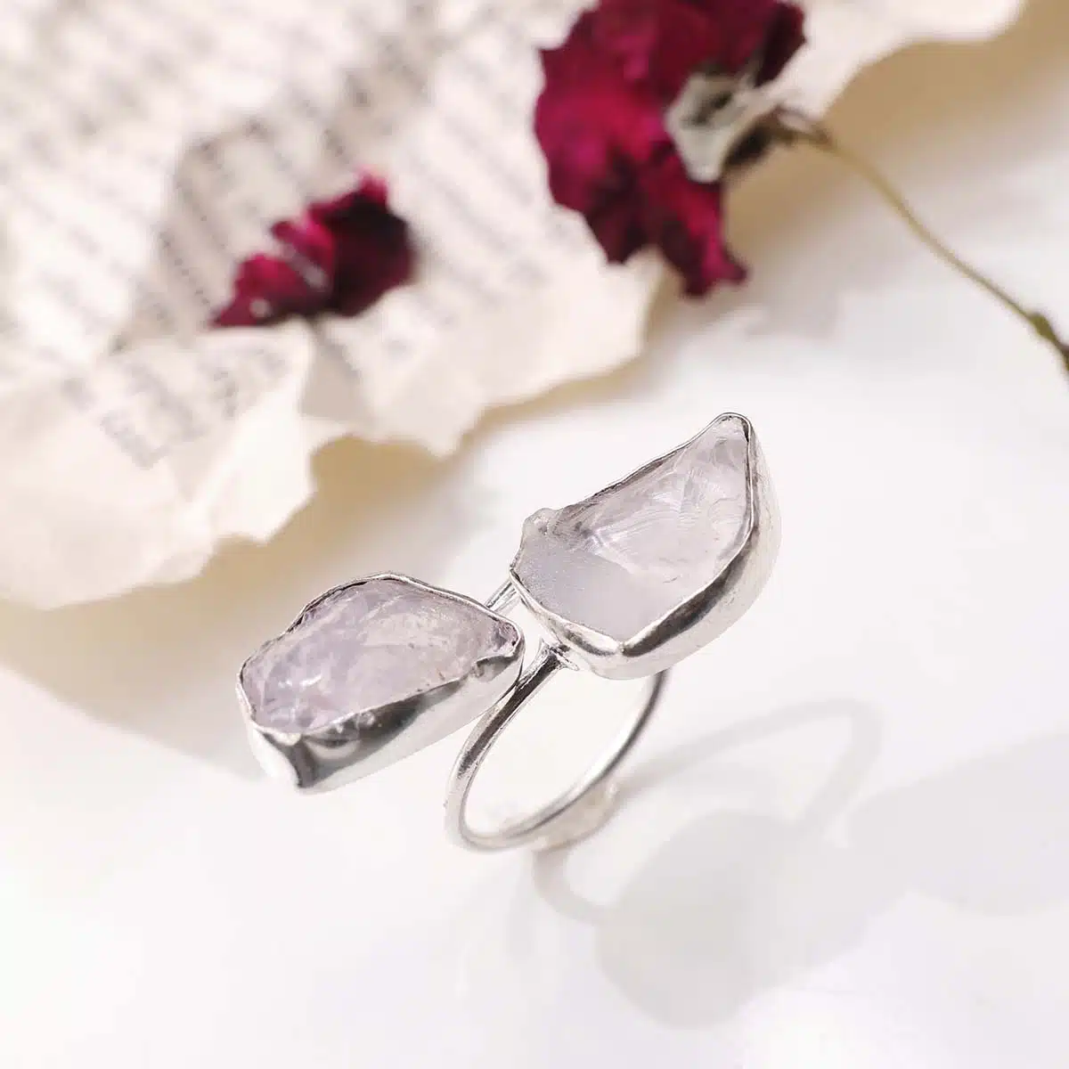 rose-quartz-double-stone-raw-ring (2)