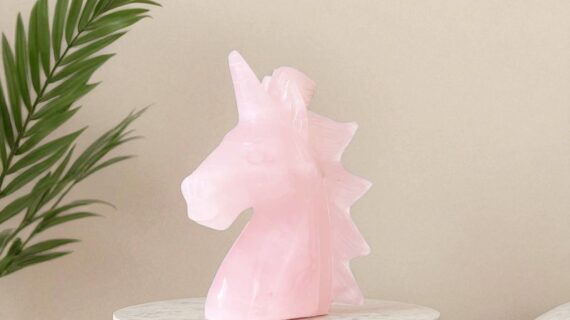 Rose Quartz Unicorn