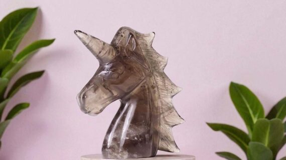 Smokey Quartz Unicorn
