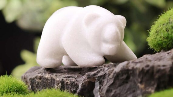 White Jade Bear