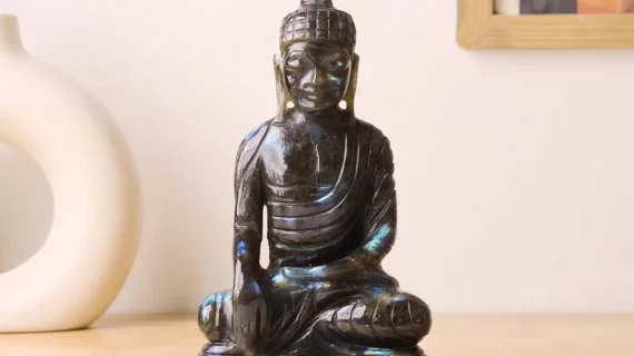 Labradorite Buddha
