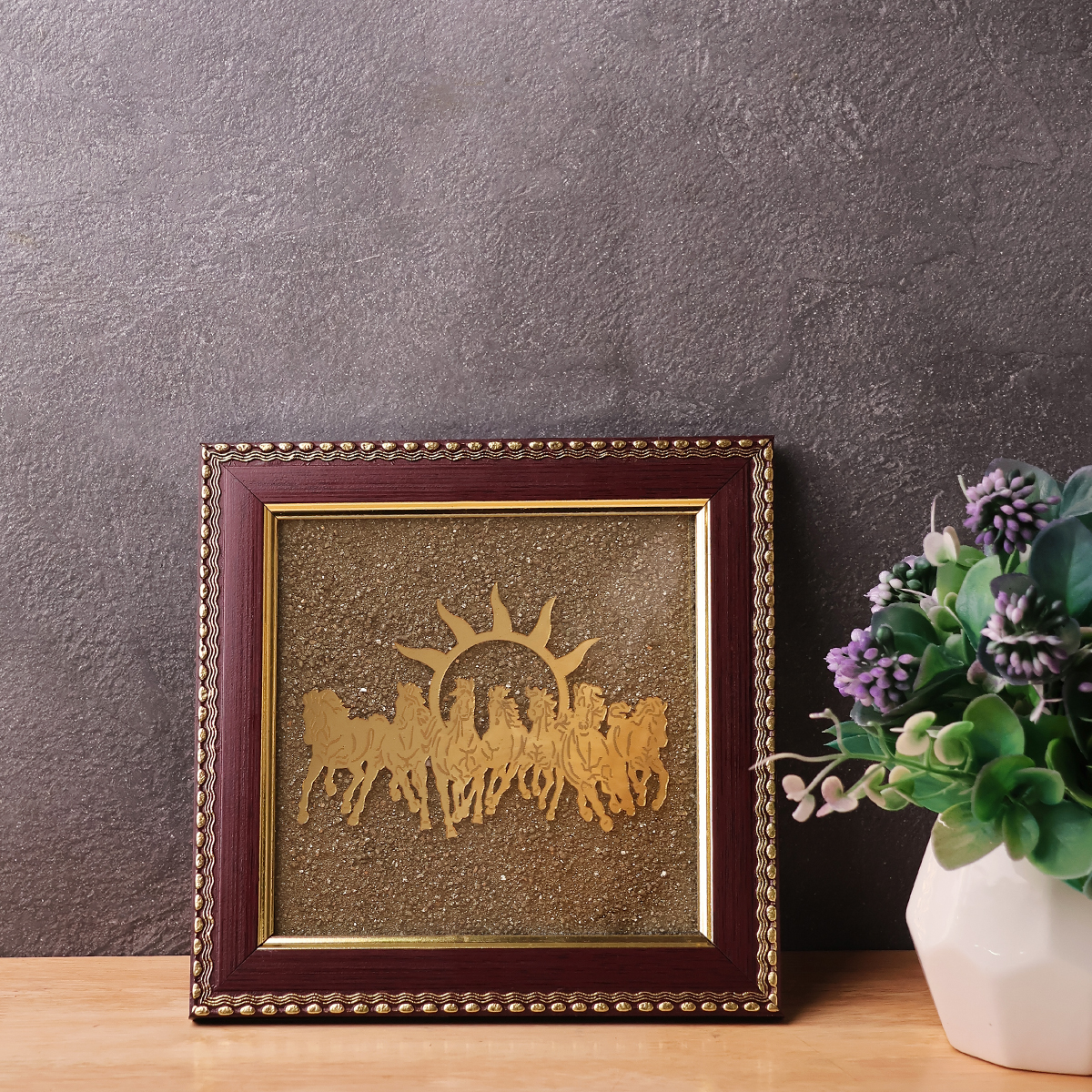 Pyrite 7 Horse Photo Frame (3)