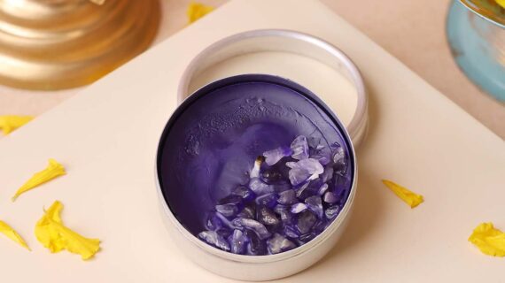 Amethyst Tealight Candle