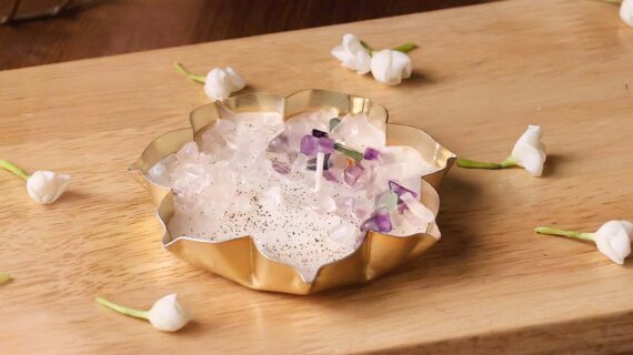 Focus and Concentration Urli Candle / Diya