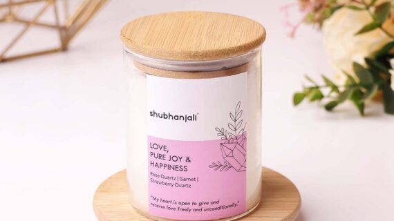 Love, Pure Joy and Happiness Jar Candle