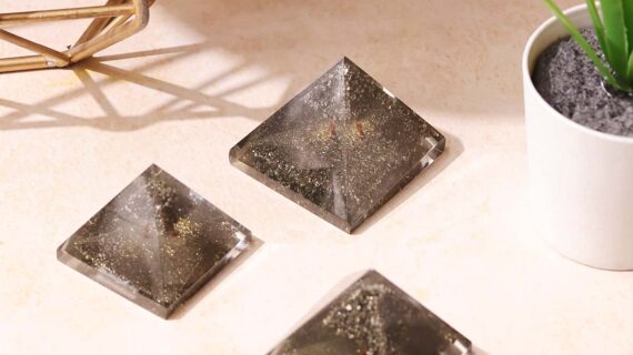 Pyrite Mini Orgone Pyramid