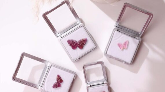 Watermelon Tourmaline Butterfly Wings